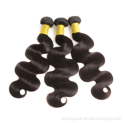 Beauty Youth 9a grade straight brazilian virgin human hair bundles